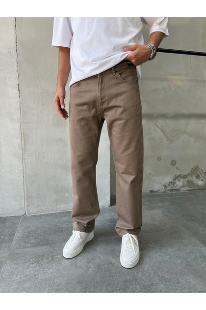 Men's Brown Loosefit Baggy Pants