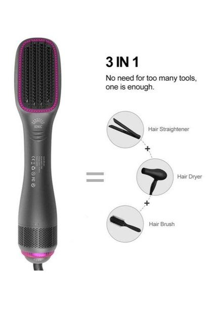 3 In 1 Hair Dryer Brush One Step Hair Dryer For Hair Hot Air Brush Blow Dryer Travel Blower Drier H