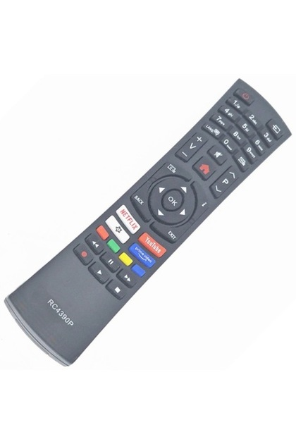Telecomandă TV compatibilă cu Finlux, Wellington, Horizon, Hitachi, Vestel, Bush și Smart, cu buton YouTube