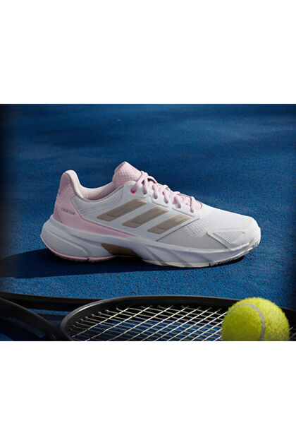 adidas Courtjam Control 3 W Kadın Tennis Ayakkabısı JP9739 Beyaz
