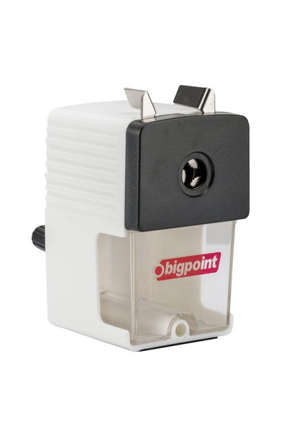 Table Type Pencil Sharpener White (Jumbo, Can Be Opened)