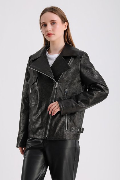 Maroquin Leather Billie Women's Leather Biker Jacket