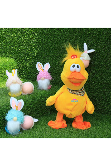 hediyecik Peluş Çılgın Ördek Hareketli Dans Eden Müzikli Oyuncak