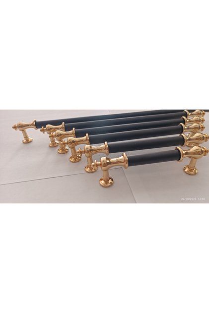 North Rome 320 mm Black-Gold Luxury Modern Drawer Cabinet Cloakroom Furniture Handles
