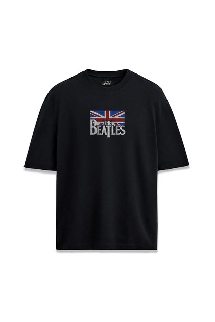 تي شيرت مطبوع بتصميم خاص من The Beatles UK للجنسين