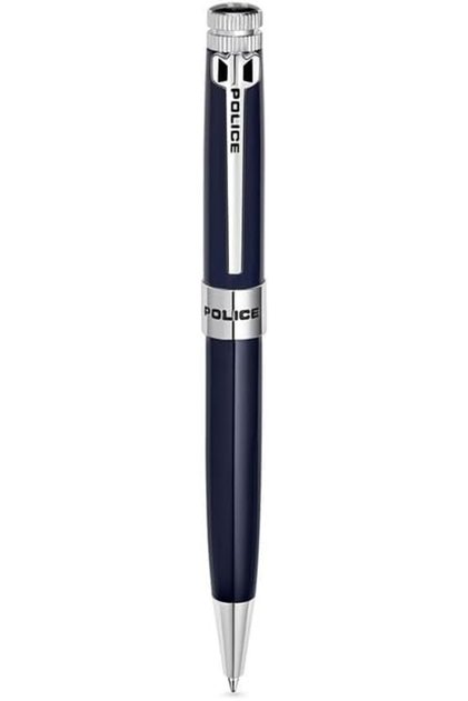 Amasis Pen Blue with Stainless Steel Trims Sleek & Commanding Design