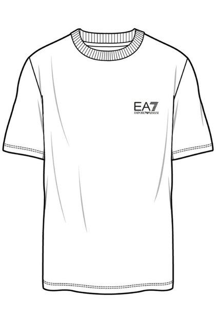 Μπλουζάκι σειράς λογότυπου τρένου Emporio Armani EA7 - AF10375-7M000567-M8133