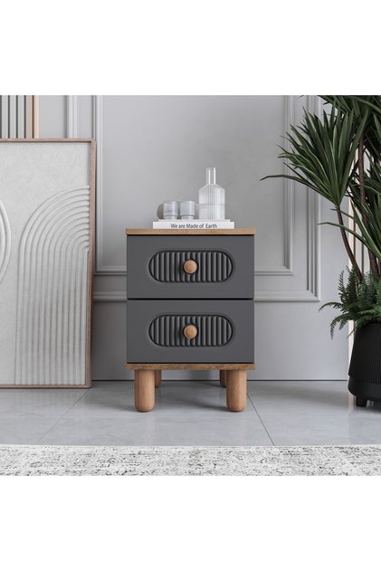 Milen 2 Çekmeceli Komodin %100 MDF