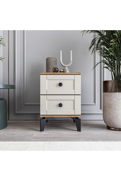 Silva&Karin 2 Çekmeceli Komodin %100 MDF