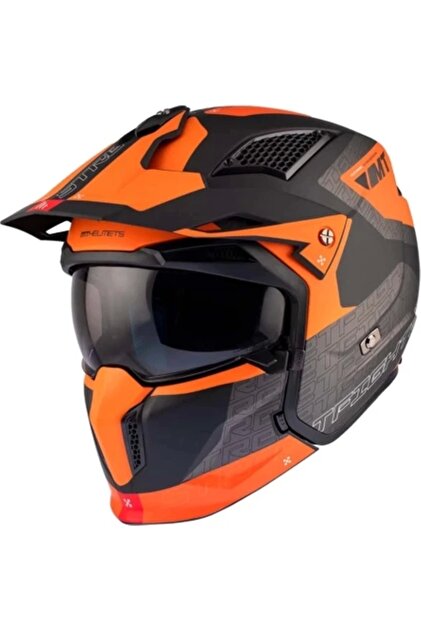 MT Helmets Streetfighter Sv S Totem B4 Mat Turuncu - Fiyatı, Yorumları