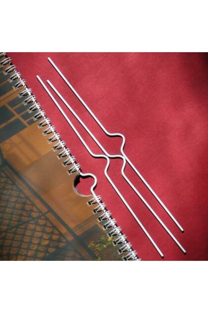Clasoare calendar metalice albe, pachet de 100 bucăți, 200 mm