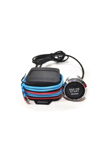 Kit buton de pornire motor auto cu iluminare 12V
