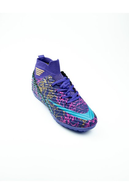 Babalı 565 Purple Socks Kids Astroturf Field Shoes