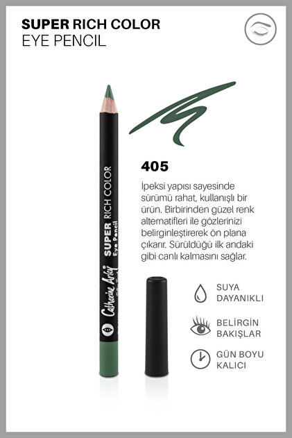 Ca Super Rich Color Eye Pencil - Eye Pencil - 405 - Emerald