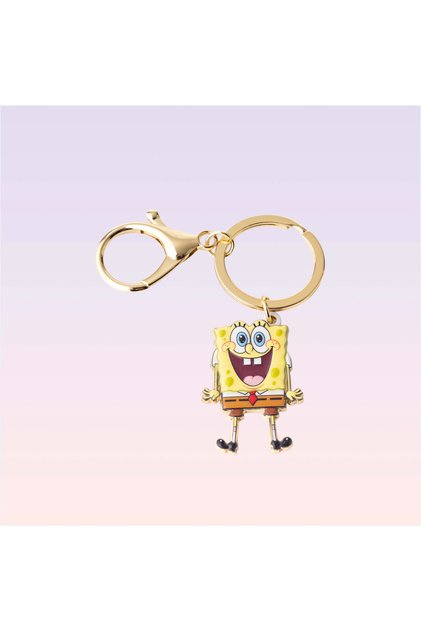 NİCKELODEON Sünger Bob Kare Pantolon Figürlü Metal Anahtarlık - Fiyatı
