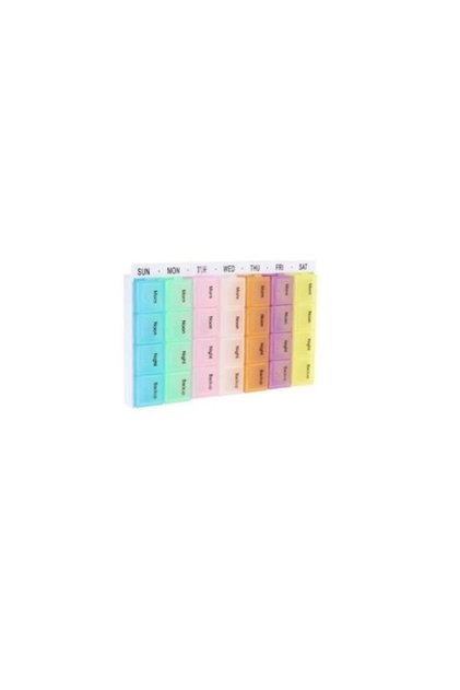 Organizator săptămânal pentru medicamente cu separator,