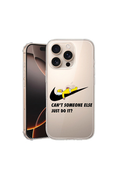 Carcasă spate antișoc pentru Apple iPhone 16 Pro Max, Simpson Just Do It, AS 751