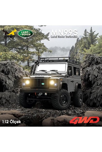 MN99S V2 1/12 Land Rover Defender 4WD RC Model Crawler Offroad Uzaktan Kumandalı Araba Truc