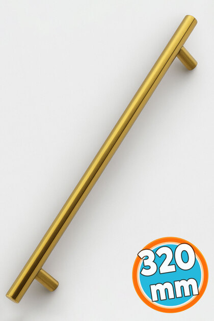 Furniture Handle Kitchen Cabinet Drawer Cupboard Door Handles Handle Gold Golden 320 mm 32 cm Metal