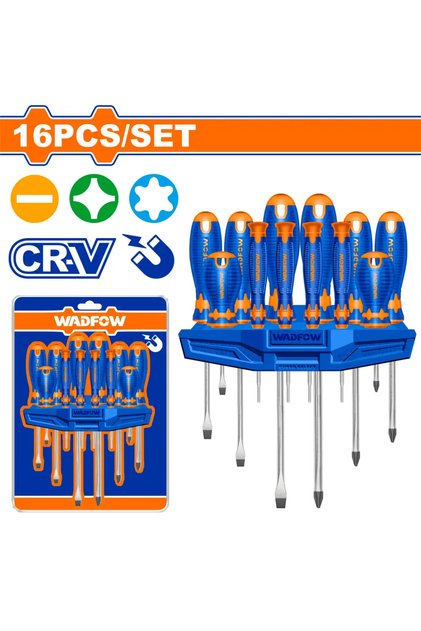 Rebel Hand Screwdriver Set (16 Pieces) - WSS1416