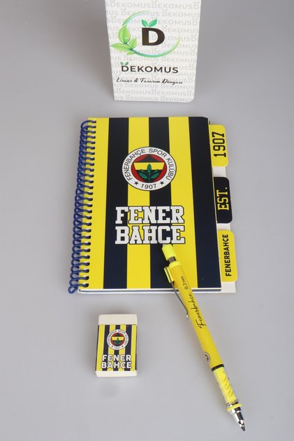 Licensed Planner Notebook, 0.7 mm Pencil and Eraser Set "Dekomus Pocket Notebook with Gift"