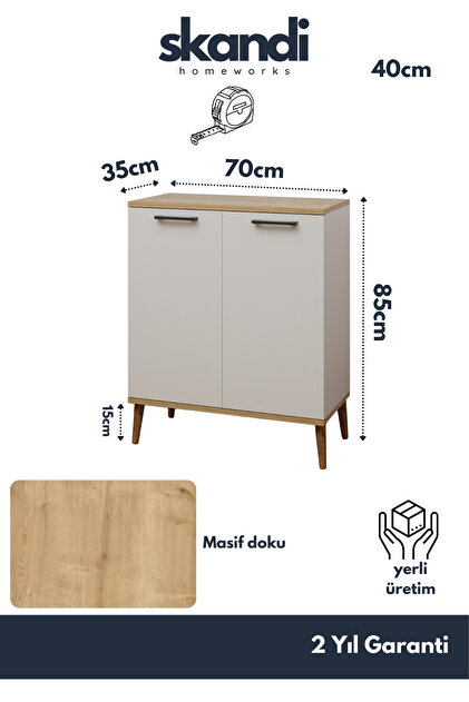 Skandi homeworks Vittoria Çok Amaçlı Dolap Kahve Köşesi - Fiyatı