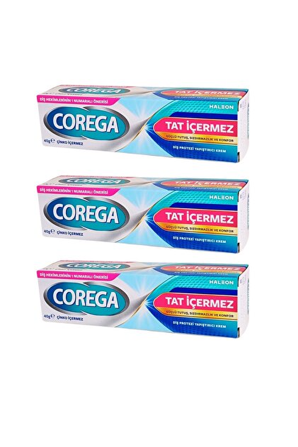 Corega Süper Protez Yapıştırıcı Tatsız Krem 40 gr 3 ADET - Fiyatı