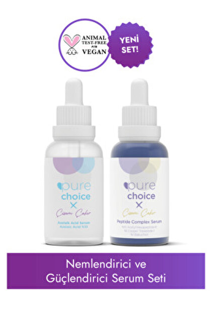 Pure Choice Cilt Aydınlatıcı, Nemlendirici ve Onarıcı Bakım Seti