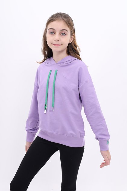 Girl's Embroidered Sweatshirt