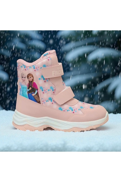 su geçirmez elsa çocuk kar botu , cırtlı kar botu , kaymaz taban