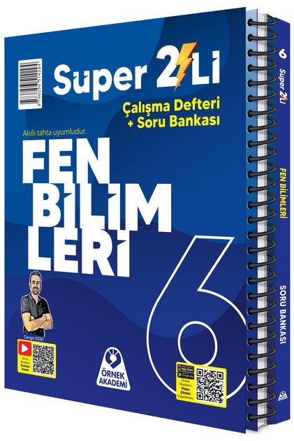 6. Sınıf Süper İkili Fen Bilimleri Seti (2 Kitap)