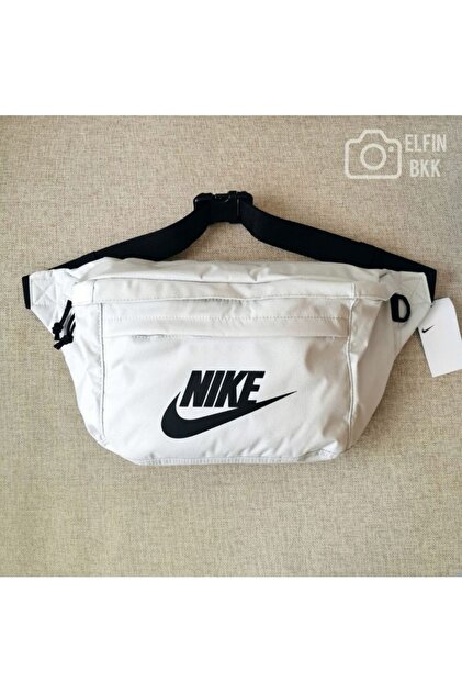 nike tech waist bag white