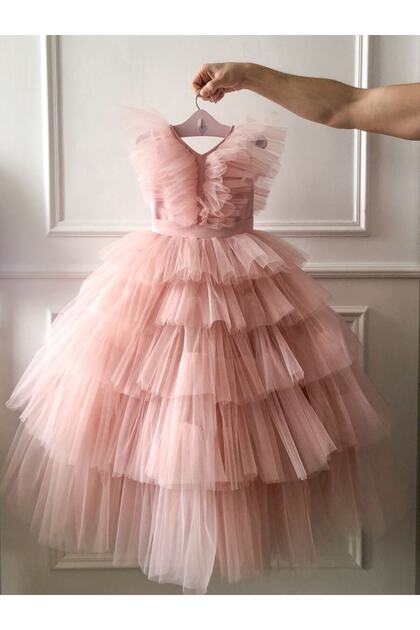 Lilac Colored Girl's Birthday Party Dress