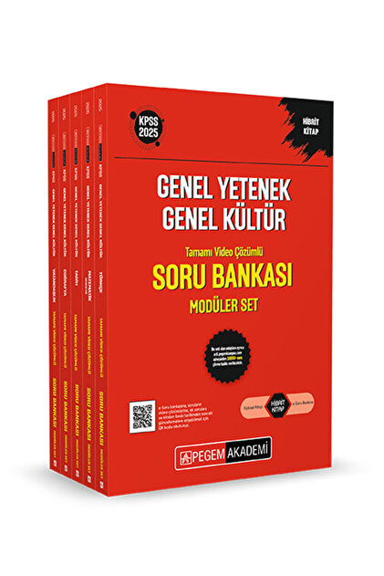 Pegem Akademi Yayıncılık 2025 Kpss Genel Yetenek Genel Kültür
