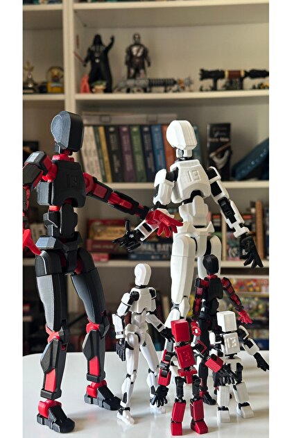 moifugyia Lucky 13 Aksiyon Figürü Robot Oyuncak 6'lı Dev Lucky 13