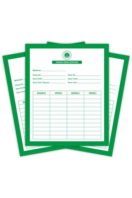 Lawyer Law Case File Green 1st Quality 100 Pack
