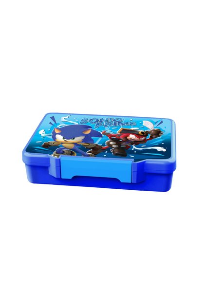 Sonic the Hedgehog Bento Lunch Box with Cutlery – Blue