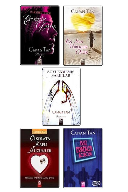 Canan Tan 5 Kitaplık Set