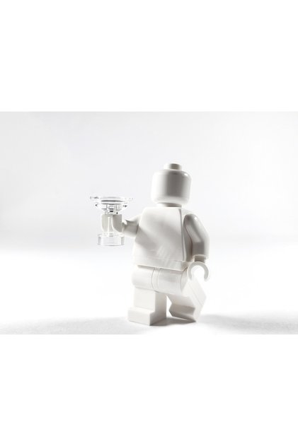 Original Accessory Custom Minifigure Minifigure Transparent Cocktail Glass to Be Sent 1 Piece