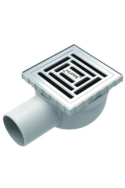 Master X Yalıtımsız Noktasal Su Gideri, 10x10cm, Mat Satine, 47H0026000000001