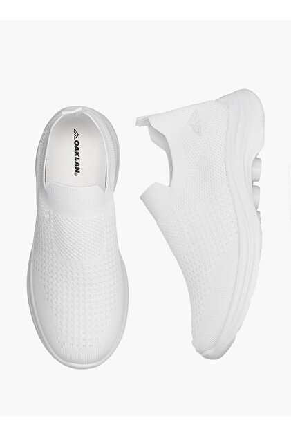 Textured Slip-On Sports Shoes with Pull Tab