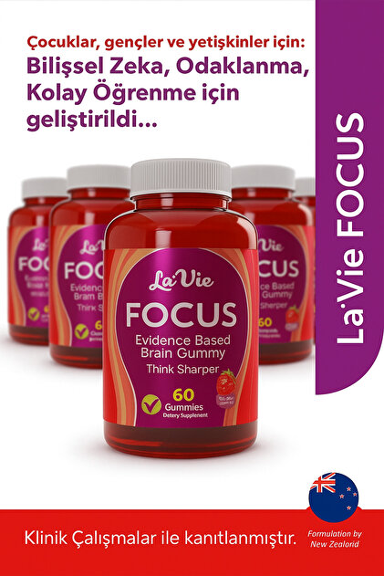 La Vie 5'li-Focus Magnezyum Sitikolin Ve Multivitamin Içeren Zeka