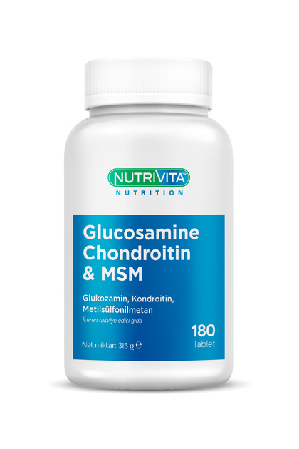 Glucosamine Chondroitin Msm - Nutrition Glucosamine Chondroitin Msm 180 Tablet