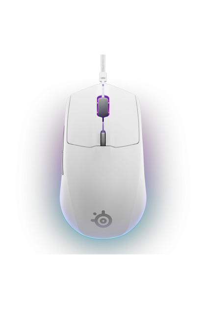 Rival 3 Gen 2 Optik 6 Tuş 8500DPI Beyaz Kablolu Gaming (Oyuncu) Mouse
