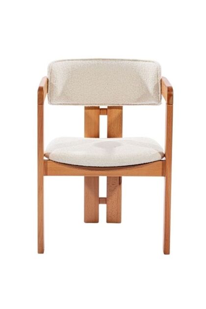 Gazzini Furniture Narvik İskandinav Still T Model Ahşap Sandalye