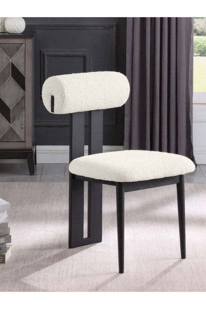 Poofy İskandinav Ahşap Bohem Sandalye