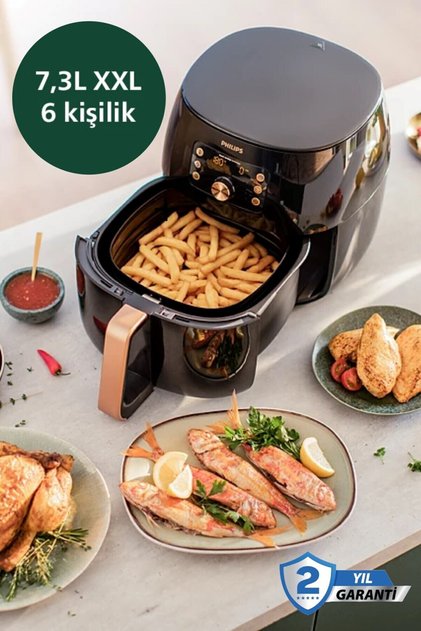 Sağlıklı Yağsız Yiyecekler Premium XXL 7,3 Litre Airfryer & Fritöz