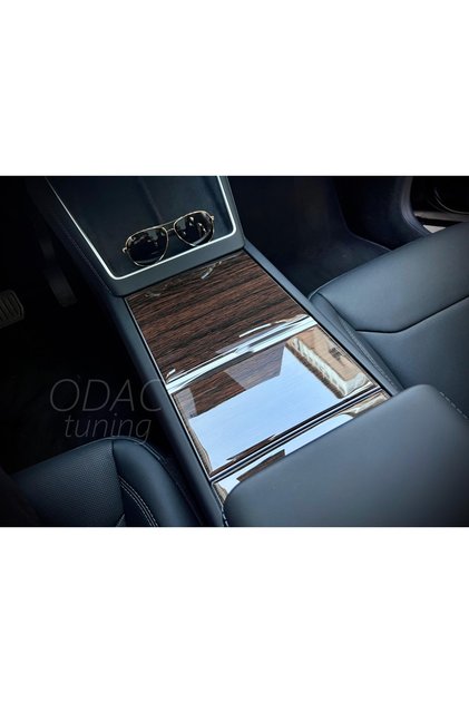 Tesla Model Y Juniper Kaplama Konsol Kaplama, Trim Kaplama, Maun, Torpido Kaplama, Koyu Meşe Ağacı