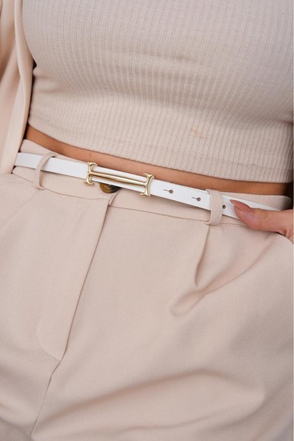Thin Belt with Lock Buckle,Women's Belt,Jacket Belt,Pantalon Belt,