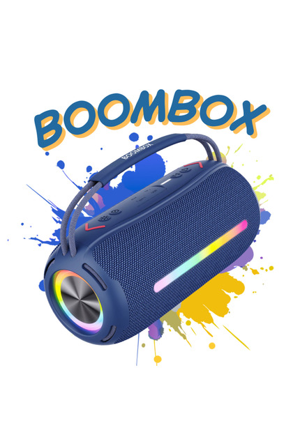 洋楽 Future & Metro BoominLP Abbruch Kablosuz Bluetooth Hoparlör Boombox360 Taşınabilir Çift